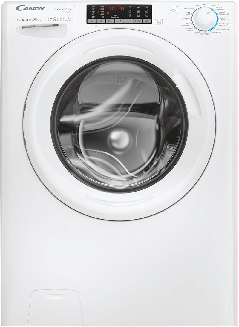 Candy Smart Pro Inverter Washing Machine 9 kg 1600 rpm White