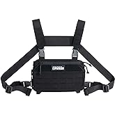EXCELLENT ELITE SPANKER Tactical Chest Rig Pack EDC Chest Bag Molle Utility Chest Pouch for Outdoor Hunting Workouts Hiking