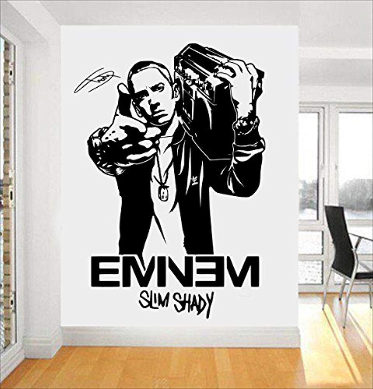 Wall Vinyl Decal Eminem Rapper Vinyl Decor Sticker Home Art Print TT10732