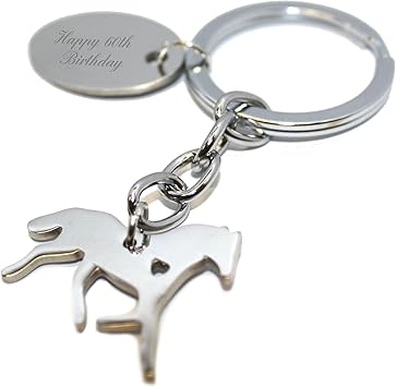 Joyeux Anniversaire 60 Ans Porte Cles Bijou De Sac A Main De Cheval Dans Une Pochette Cadeau Personnalise 47 Amazon Fr Bagages