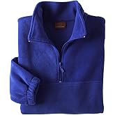 Harriton 8 oz. Quarter-Zip Fleece Pullover - TRUE ROYAL - 3XL M980-simple