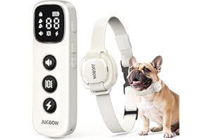Jugbow Shock Collar for Small Dogs - 4200FT Dog Training Collar with Remote for 5-30lbs Mini Small Dogs, IPX8-Waterproof Rechargeable E-Collar with Beep (1-9), Vibration(1-3), Safe Shock(0-16)