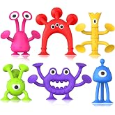 Bath Toys Kids Suction Toy: No Hole Bath Toy for Boys Girls | Kids Mini Sensory Fidget Suction Cup Toys for Boys Girls - Window Building Toy Gifts Christmas Stocking Stuffers for Kids