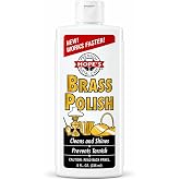 HOPE'S Brass Polish &amp; Brass Cleaner, Copper Cleaner &amp; Tarnish Remover | Removes Tarnish From Unlacquered Brass, Copper, Bronze &amp; Chrome, Safe for Cymbals, Trumpets &amp; Instruments, Ammonia-Free