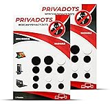 Privadots - Webcam Sticker Reusable, 0.02in
