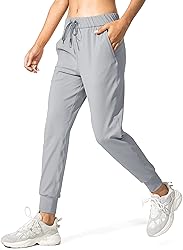 SANTINY Women's Joggers Pants Pockets Drawstring