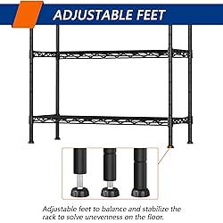 4-Shelf Adjustable Heavy Duty Storage Shelving