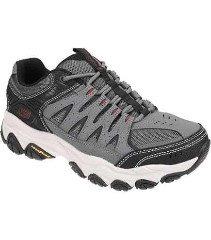 Amazon.com | Skechers Men's Escape PlanTrainers, Black Leather