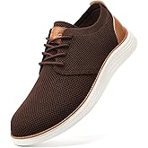 VILOCY Men's Fashion Dress Sneakers Casual Walking Shoes Business Oxfords Comfortable Breathable Lightweight Tennis