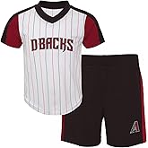 Outerstuff MLB Toddler 2-4 The Line Up Official 2 Piece Short Sleeve T-Shirt & Shorts Set