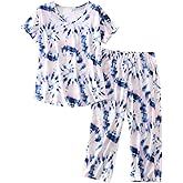 SISKIN Womens Pajama Sets - Capri Pajamas for Women Set Plus Size Sleepwear Tops with Capri Pants Summer Pjs Sets