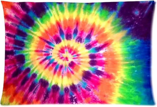 Amazon Com Wece Funny Cheap Pillow Case Colorful Tie Dye