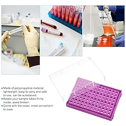 PATIKIL 96 Wells PCR Tube Rack for 0.2ml Test