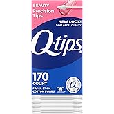Q-Tips Cotton Swabs, Precision Tip, 170 Count