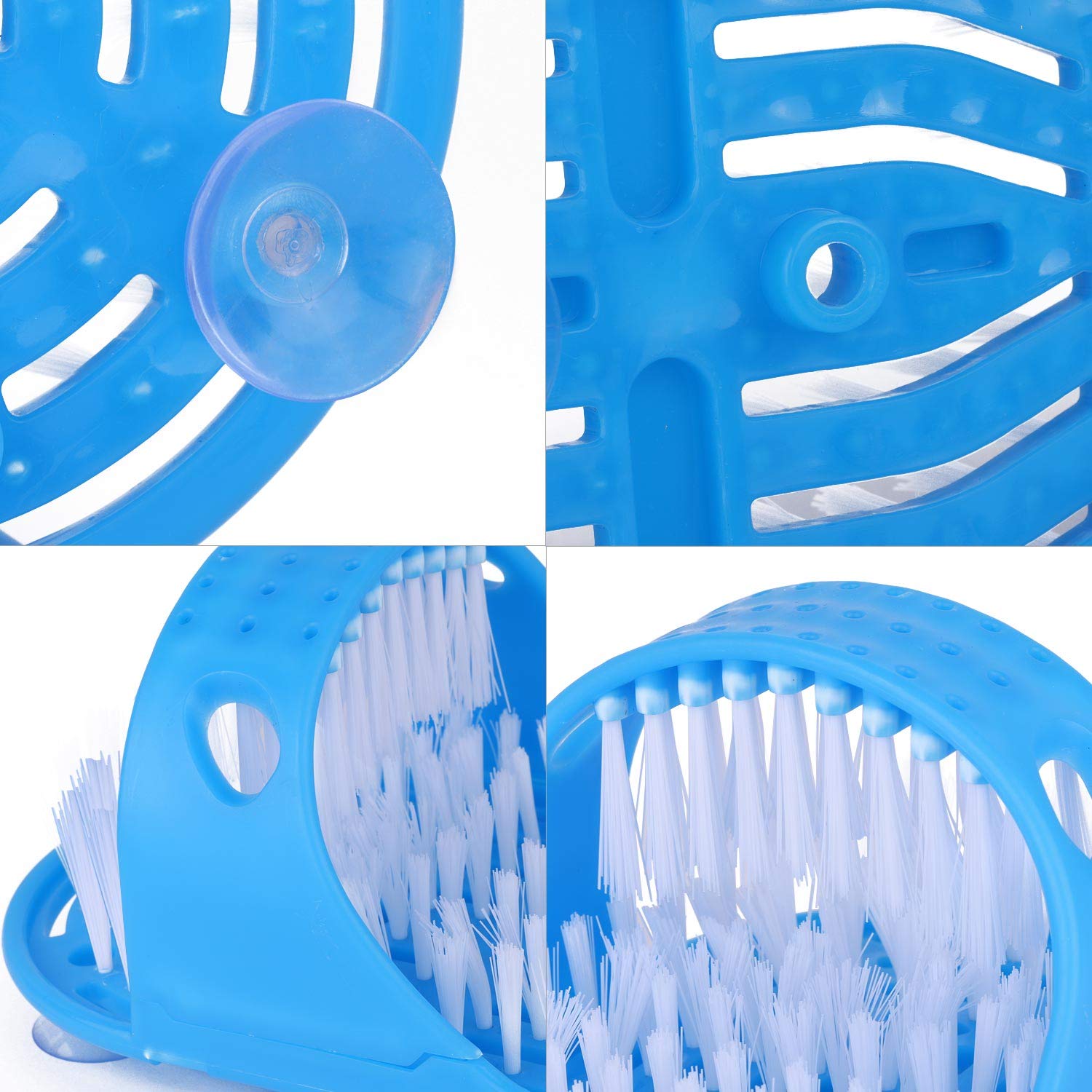 Magic Foot Scrubber Feet Cleaner Washer Brush for Shower Floor Spas Massage, Slipper for Exfoliating Cleaning Foot 1 Pair: Beauty