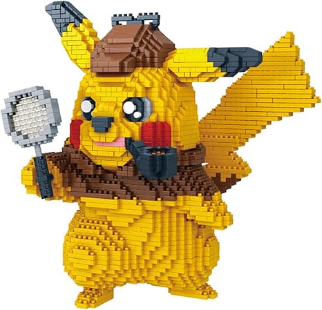 Amazon Co Jp ピカチュウビルディングブロックステムレンガセットアニメ3dモデル構築教育玩具6回以上の子供のための子供のための最高の贈り物 C ホーム キッチン
