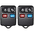SUPALAND Key Fob Replacement Fits for Ford Explorer Expedition 2000-2010 Lincoln Aviator Navigator Mercury Mountaineer Keyless Entry Remote Control CWTWB1U322 1L2T-15K601-AA 315 MHz 4 Buttons Set of 2