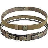 UniPro Lightweight Tactical Battle Belt – 24" x 1.9" MC Color, Carbon-Fiber Reinforced 2" Tactical Belt Compatible, Fits 36–41" Waist