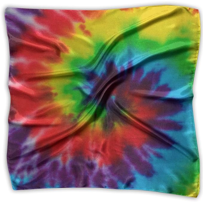 Square Satin Silk Hair Scarfs Head Scarves Shawl Wraps For Women