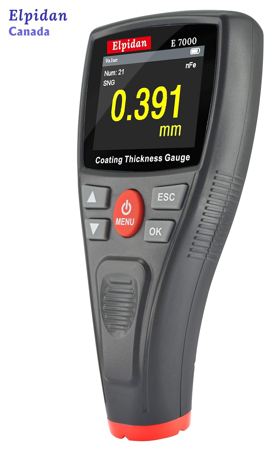 Paint Thickness Gauge Meter by Elpidan Digital Handheld for Automotive