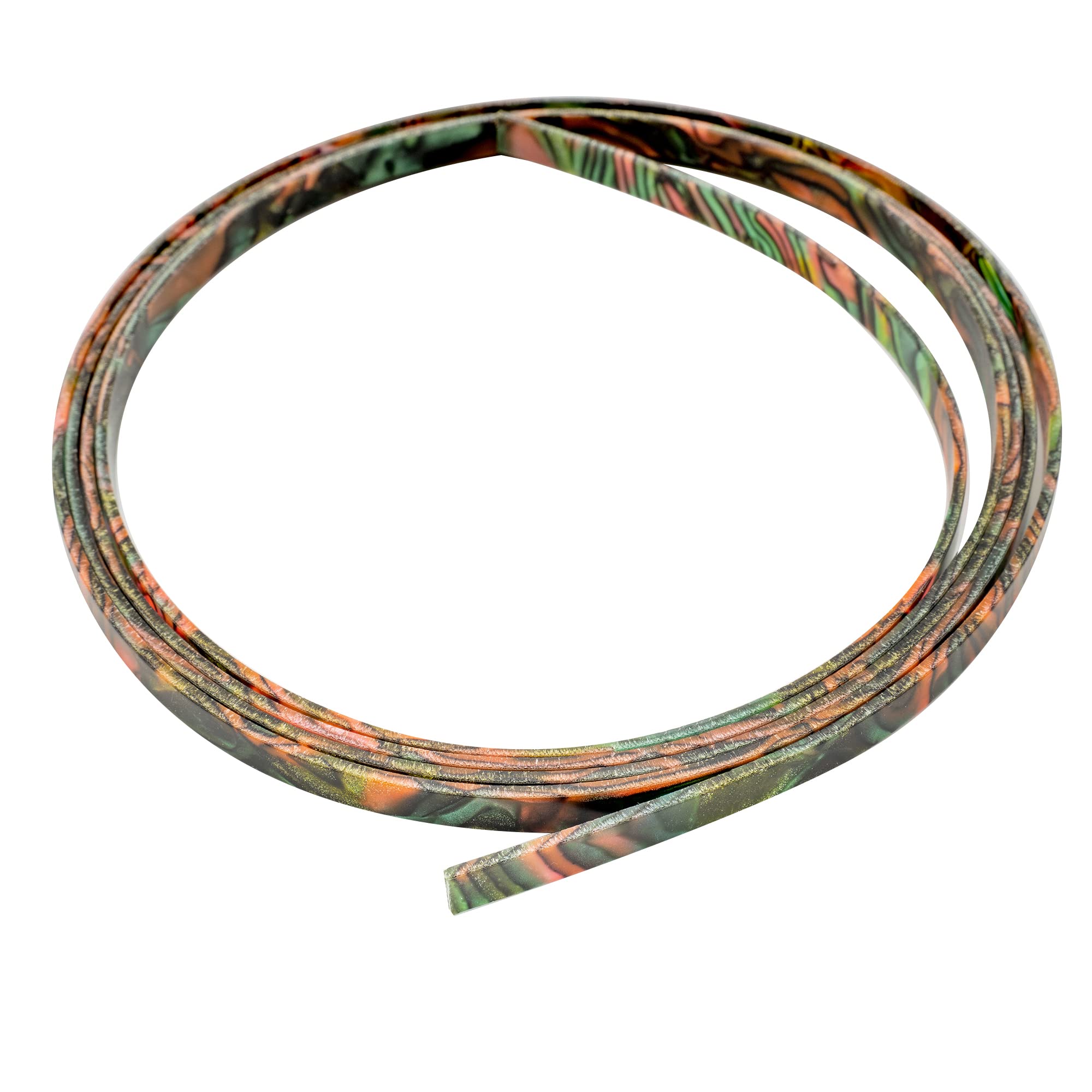 Musiclily Plastic Guitar Binding 1650 * 6 * 1.5mm,Green Pearl