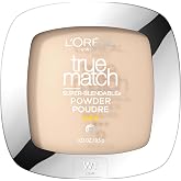 L'Oreal Paris True Match Super Blendable Oil Free Foundation Powder, W1 Light, 0.33 oz, Packaging May Vary