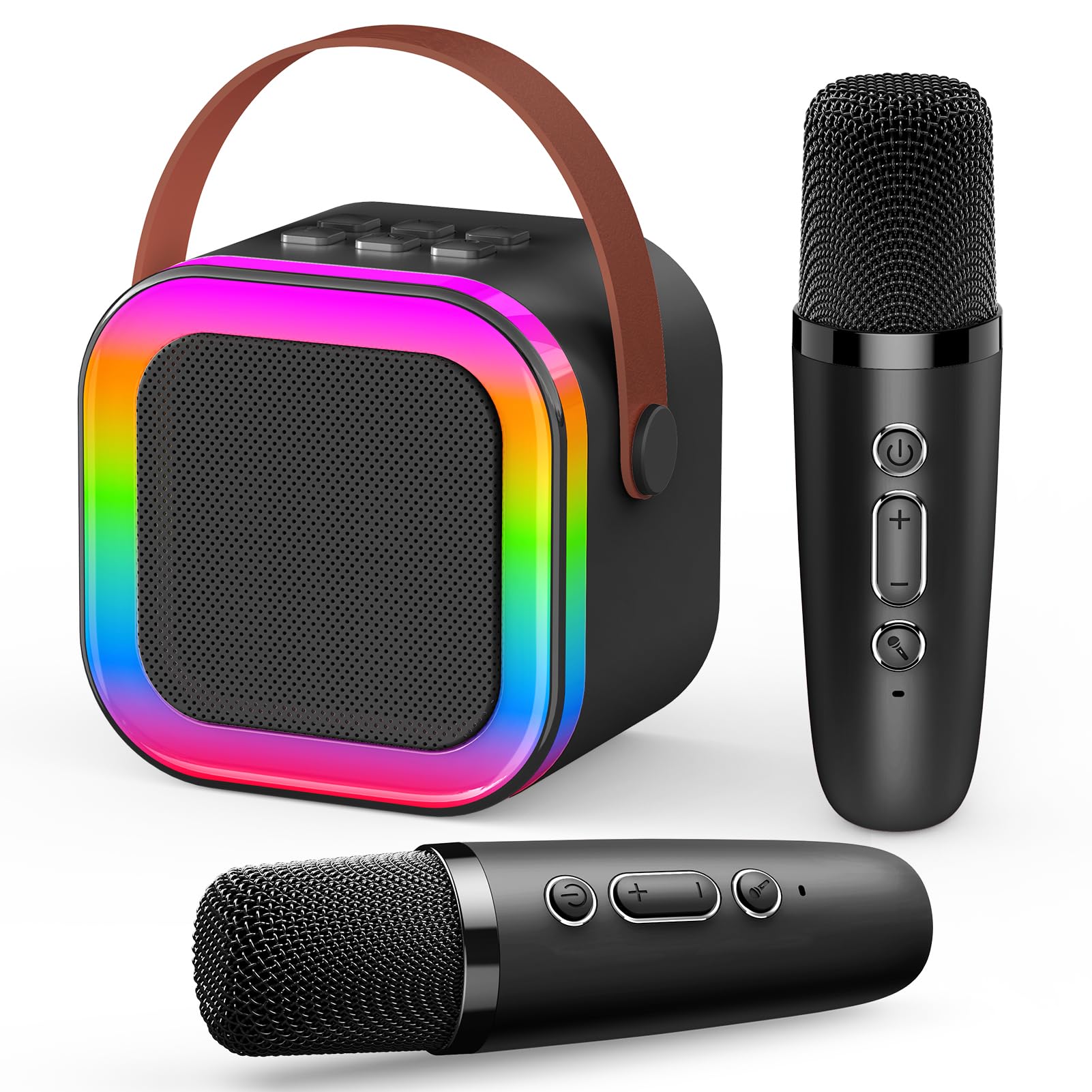 Dislocati Toys for 3-12 Year Old Boys Girls, Bluetooth Microphone for Kids Toys Age 3-9 Mini Karaoke Machine 2 Microphones Gifts for 3-12 Year Old Girls Boys Teenage Girls Gifts