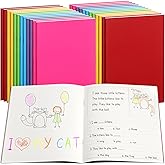 MotiMind 24 Pcs Blank Books for Kids to Write Stories Bulk Small Notebooks Journals Colorful Soft Cover Notebooks for Drawing Students Back to School Gifts Easter Basket Stuffers