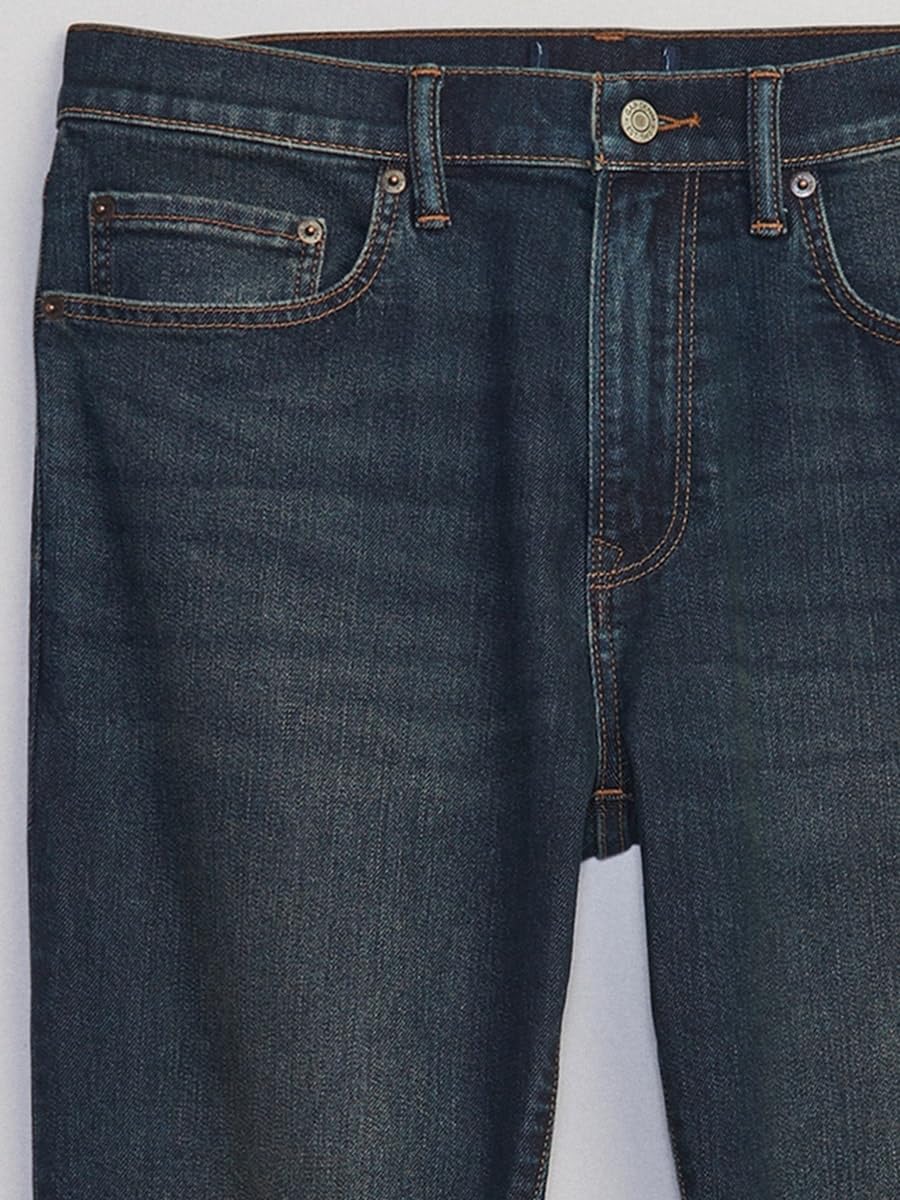 GAP Mens Slim Fit Jeans Dark Wash 36X32