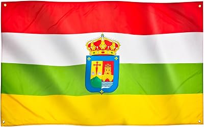 Runesol La Rioja Flag 91x152cm 3ft x 5ft 4 Grommets Eyelets Corner
