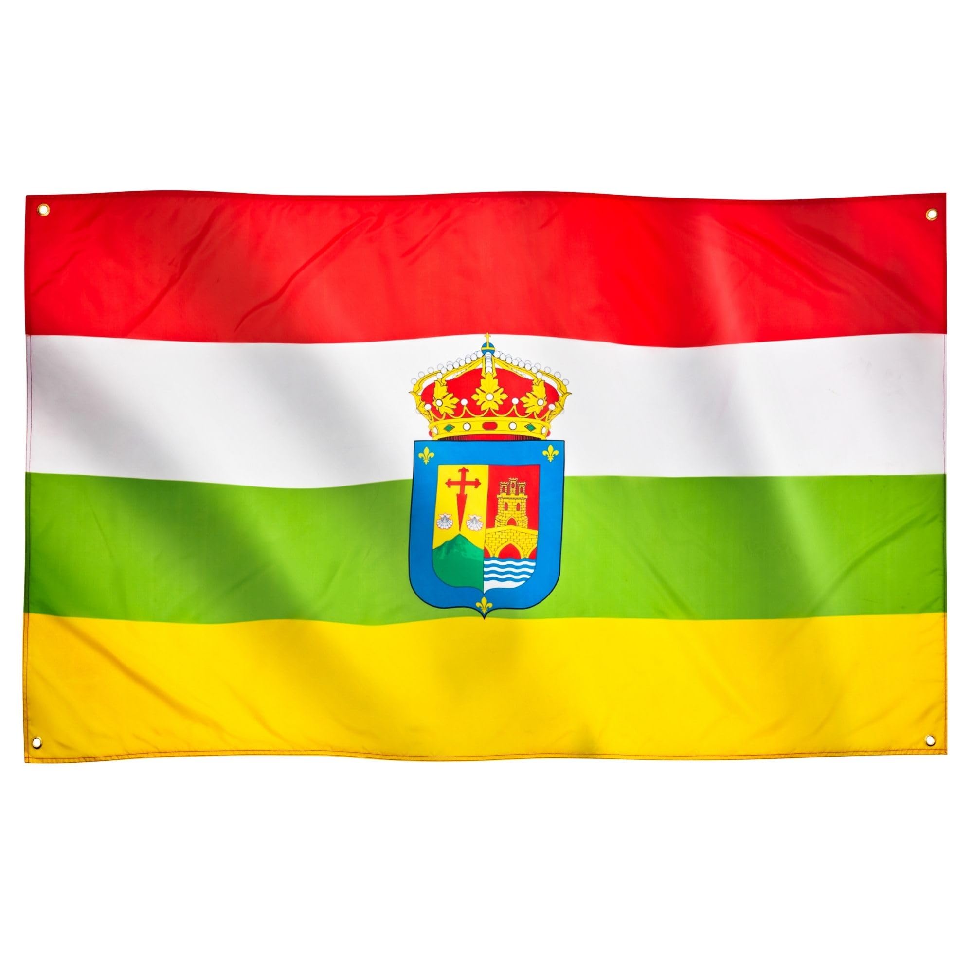 Runesol La Rioja Flag, 91x152cm, 3ft x 5ft, Riojans, 4 Grommets, Eyelet in Every Corner, La Riojanos Flag, Spain, Premium Flags, Inside, Outside, Vivid Colours — image 1
