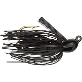 Strike King Bitsy Flip Jig Fishing Lure, Extra-Strong Weed Guard