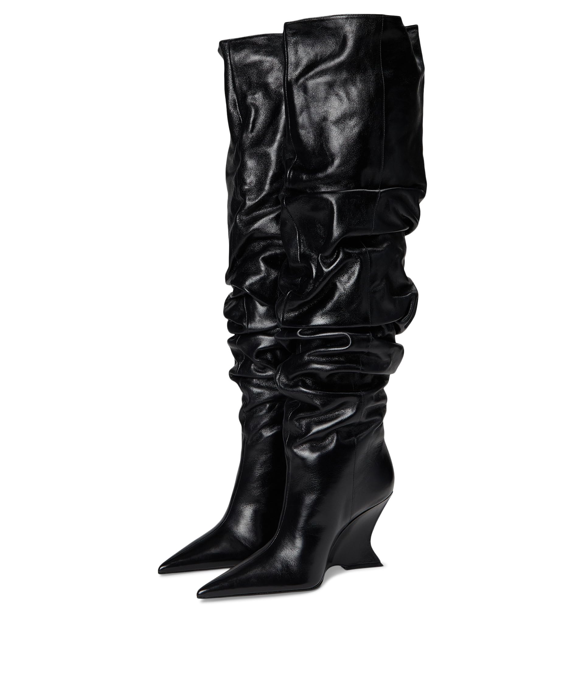 Schutz, Womens, Siena OTK Slouch, Black, 6, Medium