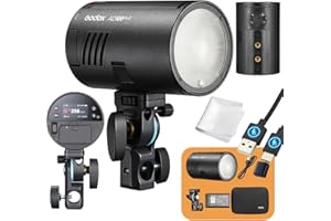 Godox AD100 Pro II AD100Pro II AD100ProII Flash Strobe, 2.4GHz X System+433Mhz Module/3300mAh Battery/2W LED/10 Brightness Le