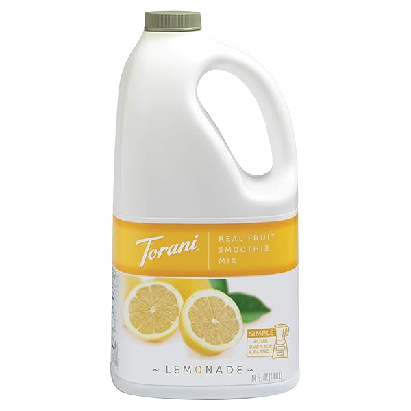 TORANI REAL FRUIT SMOOTHIE MIX, LEMONADE, 64 OUNCE