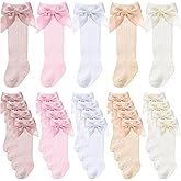 Mepase 10 Pairs Long Preemie Socks Premature Newborn Baby Knee High Cotton Socks for Girls Boys Infant Toddler