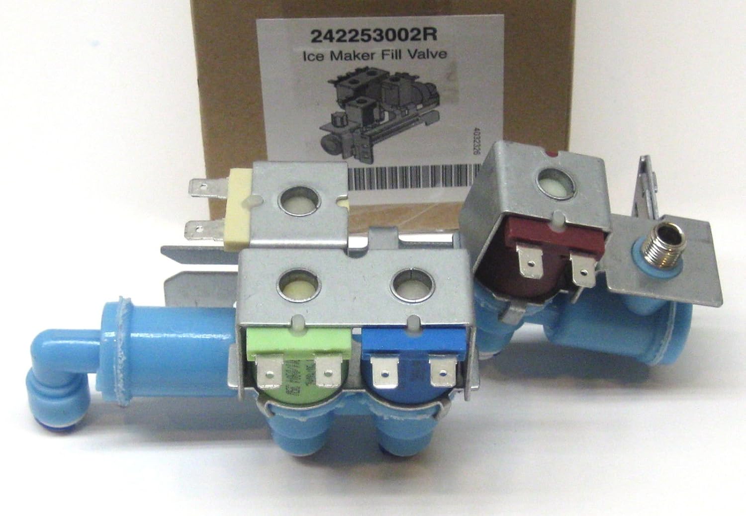 (KAS) Replacement Water Inlet Valve for Electrolux Frigidaire 242253002 AP5669874 PS7321353