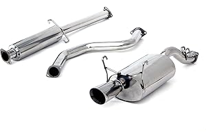 YONAKA MOTORSPORTS Yonaka Performance Exhaust Compatible/Replacement for Honda Civic 92-95 3DR Hatch DX/Si Only