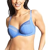 Panache Serene Side Support Bra 34D, Cornflower