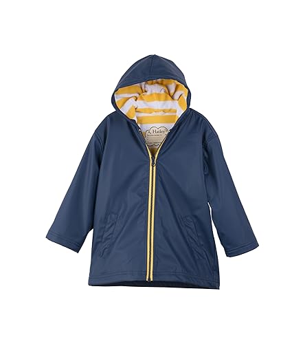 Hatley Kids Zip-Up Rain Jacket, Navy, 2T in Kuwait Whizz Girls