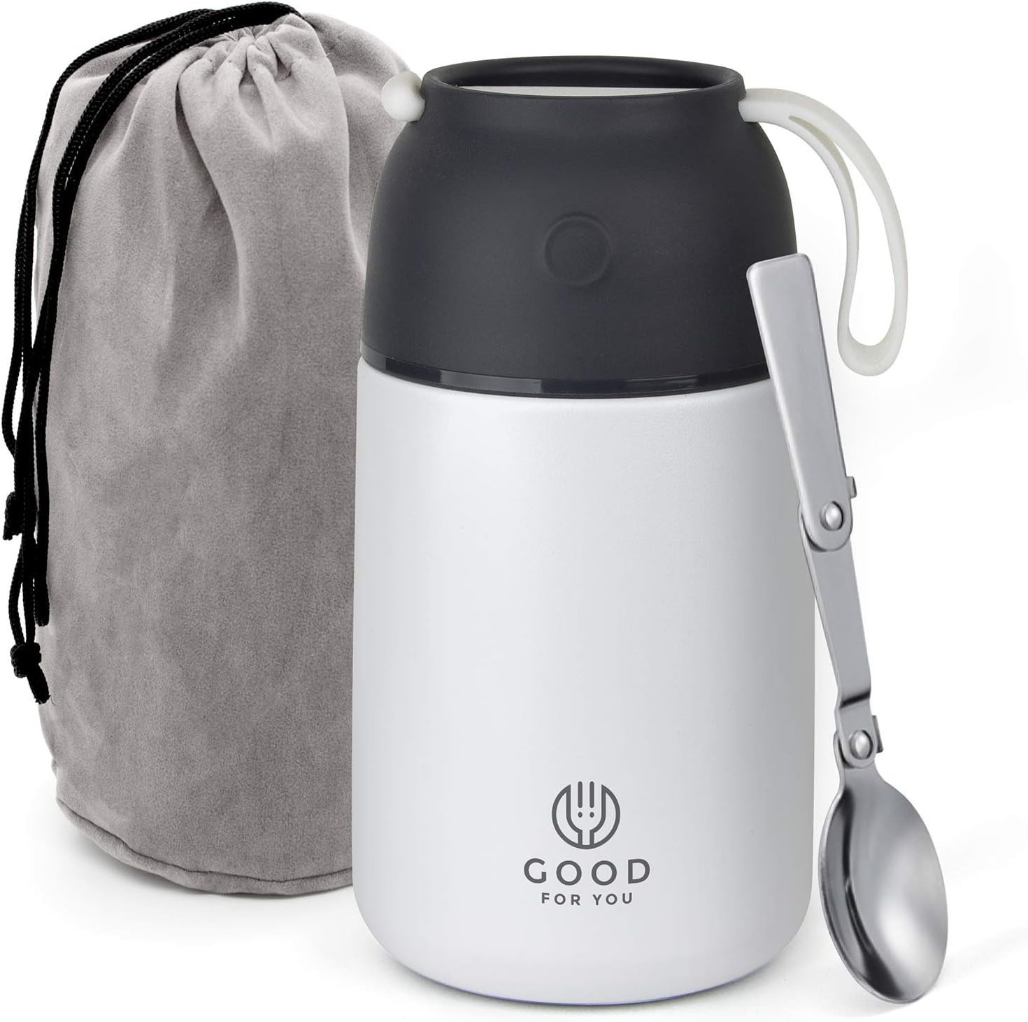 GOOD FOR YOU, Thermal Food flask for hot food Soup containers, ideal as a thermal lunch box