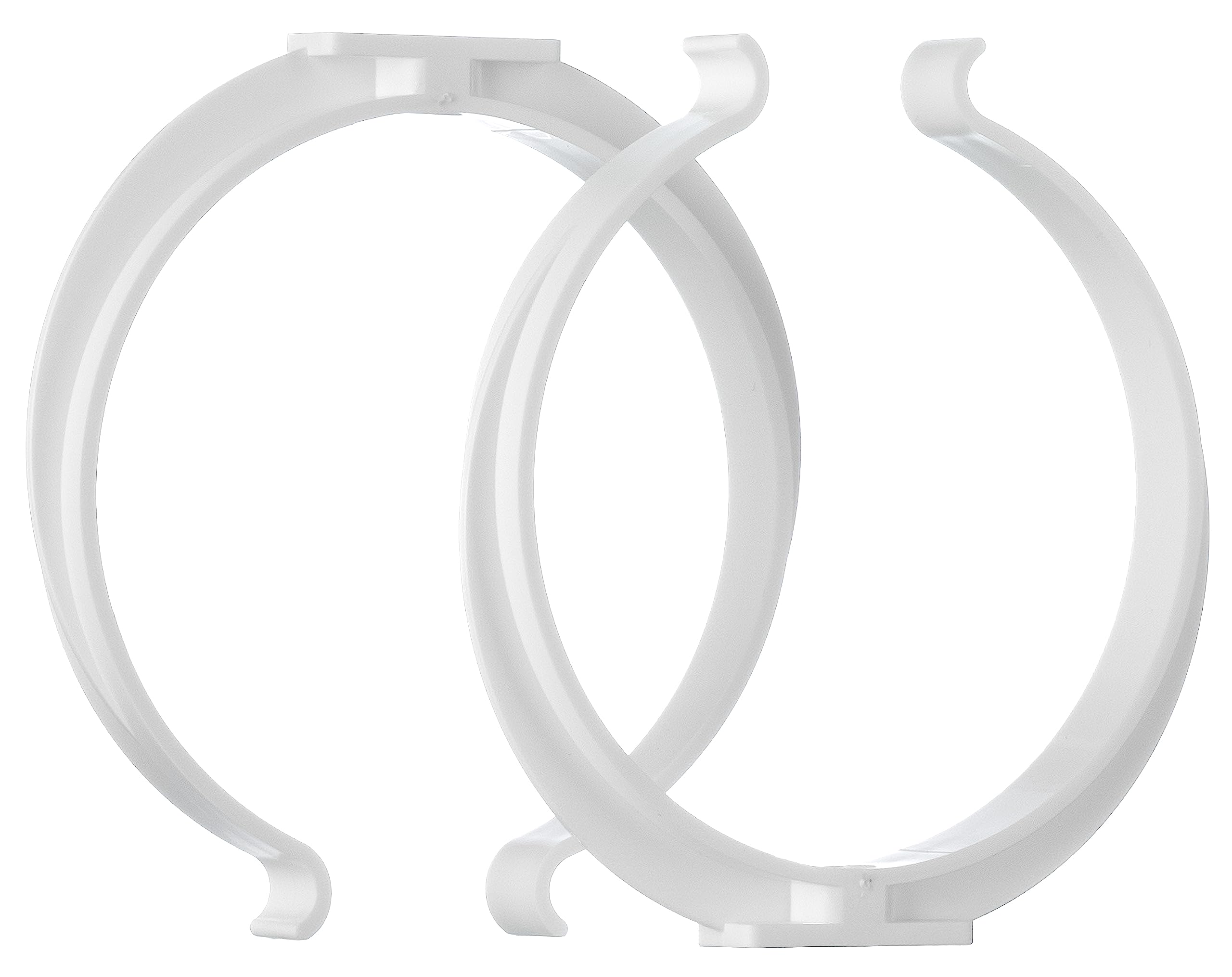 Ø 125mm / 5 inch Pipe Clamp - Ducting Clip - Support Bracket for Plastic Duct/Pack of 2