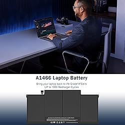 COWOOGMZ A1466 Battery for MacBook Air Battery