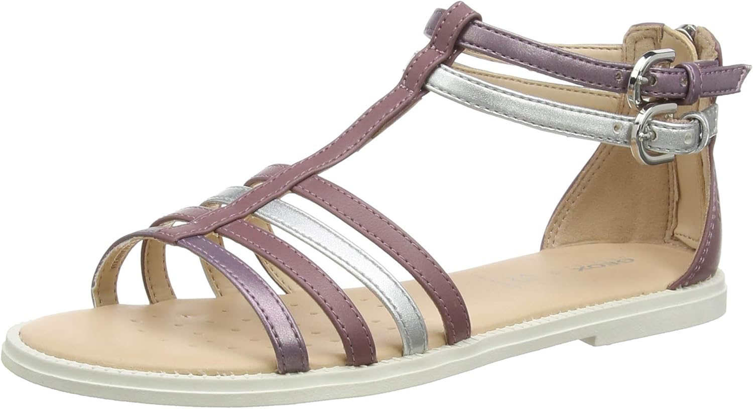 Geox Kids Girl's Sandal Karly Girl 29 (Little Kid) Dark Pink 29 (US 11
