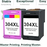 7Magic 304XL Ink Cartridges Combo Black Tri-Colour Remanufactured for HP Envy view 4