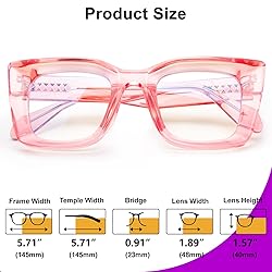 VISOONE Fashion Cat Eye TR90 Blue Light Blocking