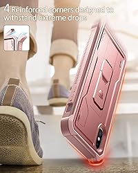 Dexnor for iPhone Xs max Case, [Built in Screen