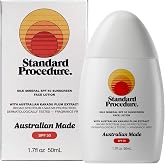 Standard Procedure - SPF 50 Face Sunscreen - Mineral Broad Spectrum Sunscreen For Face - UVA &amp; UVB Sunscreen Lotion - Australian Sunscreen