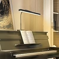 ANINO Piano Light for Upright Piano,55'' Wide Illumination Area,Gooseneck Adjustable Height&Direction,3 Light Modes Dimmable,