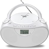 Nextron Portable CD Player Bluetooth Boombox with AM/FM Radio, USB, AUX-in, Headphone Jack, CD-R/RW & MP3-CD Compatible, Ster
